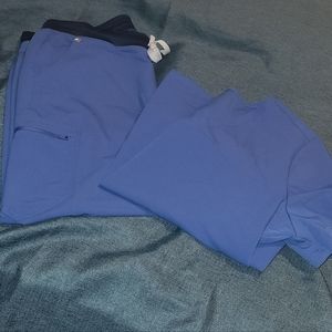 Denim Figs Scrub Set